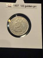 1/2 gulden 1907, Ophalen of Verzenden, Koningin Wilhelmina, ½ gulden