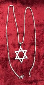 Israëls Davidster hanger en ketting, Ophalen of Verzenden, Nieuw, Zilver