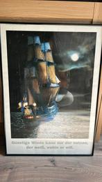 Foto / Poster zeilboot schip, Antiek en Kunst, Ophalen of Verzenden
