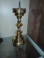 Kerk kandelaar, Antiek en Kunst, Antiek | Kandelaars, Ophalen of Verzenden, Koper of Brons