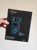 Brainz Karaoke Boombox met Microfoon - Nieuw!, Ophalen of Verzenden, Nieuw, Complete set
