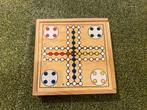Houten box met 4 houten spelletjes, Ophalen of Verzenden, Zo goed als nieuw