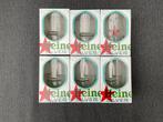 Heineken silver glazen 6 stuks., Ophalen of Verzenden, Nieuw, Glas of Glazen, Heineken