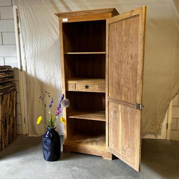 Legkast - 4 planken - 1 lade - massief teak - TTM Wonen beschikbaar voor biedingen