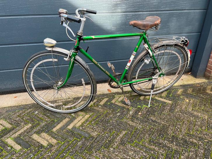 Peugeot PL8 vintage groene herenfiets jaren ‘70 ‘80 barnfind, Fietsen en Brommers, Fietsen | Oldtimers, Ophalen