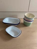 Enamel cook and serving wear, Huis en Inrichting, Keuken | Servies, Overige materialen, Gebruikt, Ophalen