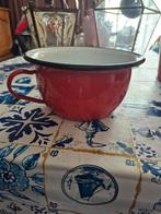 Rood emaille pispot., Antiek en Kunst, Antiek | Emaille, Ophalen