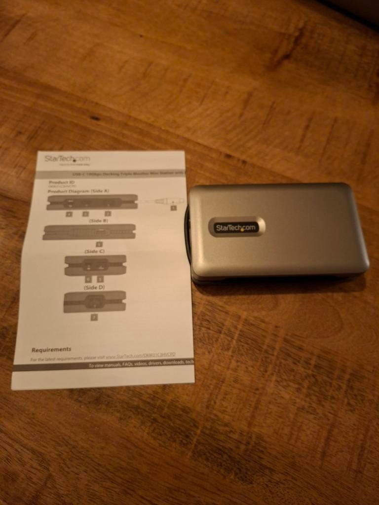 Nieuwe StarTech USB-C Docking Monitor, Docking station, Nieuw, Ophalen of Verzenden, Laptop