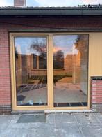 Tuindeuren (2,51x2,42m) - Kunststof Houtlook, Gebruikt, Ophalen of Verzenden, Schuifdeur, 120 cm of meer