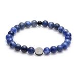 NIEUW: Sem Lewis heren armband - blauw, Verzenden, Nieuw, Blauw, Overige materialen