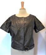 Stoere bruine leather look top van Sylver! 42, Kleding | Dames, Bruin, Verzenden, Maat 42/44 (L), Zo goed als nieuw