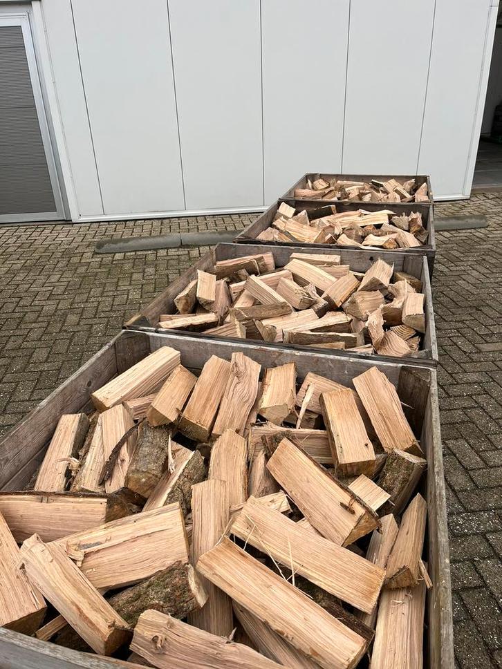 Haardhout, eikenhout, kachel hout, Tuin en Terras, Haardhout, Blokken, 6 m³ of meer, Ophalen of Verzenden