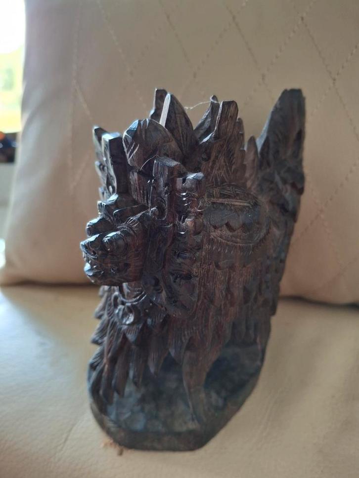 Houtsnijwerk Leeuw uit Bali - Verzamelobject, Antiek en Kunst, Kunst | Niet-Westerse kunst, Ophalen of Verzenden