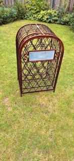 Wijnrek metaal chateau Joullian vintage, Huis en Inrichting, Woonaccessoires | Wijnrekken, Ophalen, Metaal, Minder dan 50 cm