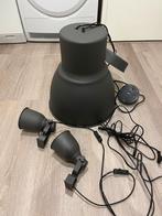 Ikea Hektar hanglamp en 2x wandlamp donkergrijs, Huis en Inrichting, Lampen | Hanglampen, Ophalen, Zo goed als nieuw, Minder dan 50 cm