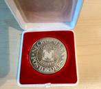 Zilveren penning Opening Neckermann Vestingstad Hulst, Verzenden, Zilver, Nederland