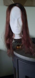 Haarwerk Topper Echt Haar - 42cm, Ophalen of Verzenden, Zo goed als nieuw, Pruik of Haarverlenging