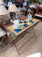 Mooie side table met spiegel, 100 tot 150 cm, Ophalen of Verzenden, Zo goed als nieuw, 25 tot 50 cm