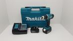 MAKITA DDF453SFX1 18V ACCUBOOR- EN SCHROEFMACHINE 2X 3.0AH I, Ophalen of Verzenden, Zo goed als nieuw, Boor- en Schroefmachine