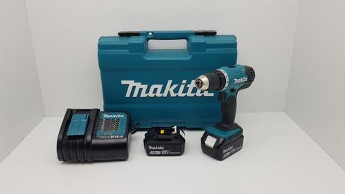 MAKITA DDF453SFX1 18V ACCUBOOR- EN SCHROEFMACHINE 2X 3.0AH I, Doe-het-zelf en Verbouw, Gereedschap | Boormachines, Zo goed als nieuw