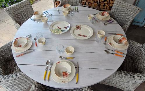 Mooi barbecue servies, Huis en Inrichting, Keuken | Servies, Zo goed als nieuw, Bord(en), Overige stijlen, Ophalen