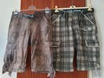 Jongens korte broeken 2x, Kleding | Heren, Grote Maten, Ophalen of Verzenden, Zo goed als nieuw, Blauw, Broek of Spijkerbroek