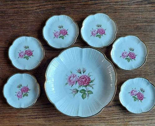 Petit fours stel / Kaiser Moosrose., Antiek en Kunst, Antiek | Servies compleet, Ophalen of Verzenden
