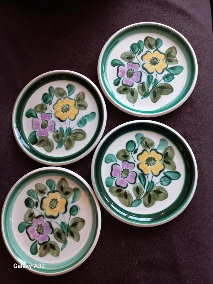 4 BOCH La Louviere Belgium borden 'In the Mood', Antiek en Kunst, Antiek | Keramiek en Aardewerk, Ophalen of Verzenden