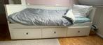 Ikea bed met opbergruimte, Ophalen, Gebruikt, Eenpersoons, Wit