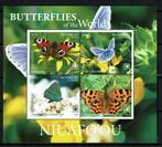 niuafo'ou 2020 pf blok vlinders insecte butterflies 1, Ophalen of Verzenden, Postfris, Dier of Natuur