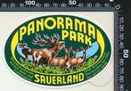 Sticker: Panorama Park - Sauerland (3), Verzamelen, Ophalen of Verzenden, Zo goed als nieuw, Bedrijf of Vereniging