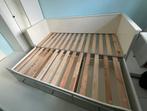 IKEA HEMNES uitschuifbed wit – 80/160x200 – met lades, Ophalen, Gebruikt, Eenpersoons, Wit