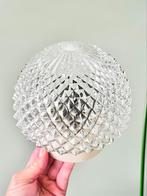 Vintage glazen plafonlamp plafonnière, Ophalen of Verzenden, Gebruikt
