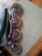 Raps Skeelers + Raps onderstel i.z.g.s., Verstelbaar, Heren, Zo goed als nieuw, Inline skates 4 wielen