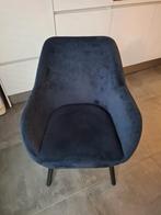 Mooie stevige blauwe fauteuil, Huis en Inrichting, Stoelen, Ophalen of Verzenden, Blauw, Eén