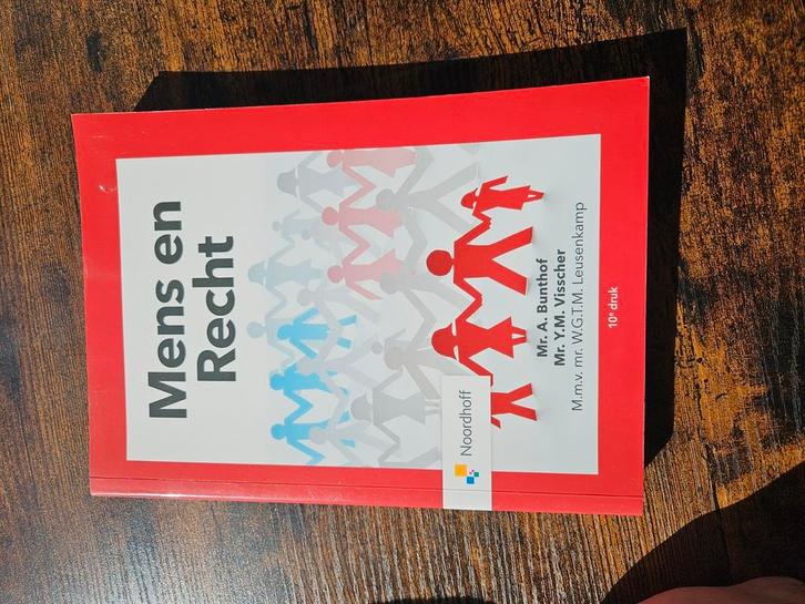 A. Bunthof - Mens en Recht, Boeken, Wetenschap, Zo goed als nieuw, Sociale wetenschap, Ophalen of Verzenden