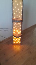 Staande plank met kerstverlichting., Ophalen, Zo goed als nieuw, Hout, Minder dan 100 cm