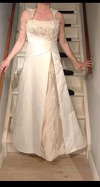 Trouwjurk maat xs/ 34 champagne/ wit, Trouwjurk, Wit, Onbekend, Ophalen of Verzenden
