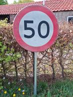 Verkeerbord 50, Ophalen, Gebruikt