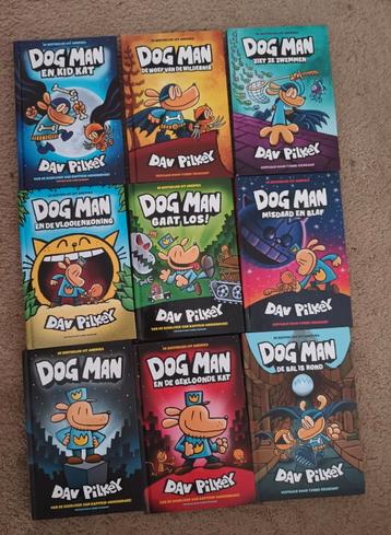 9 dogman boeken  beschikbaar voor biedingen