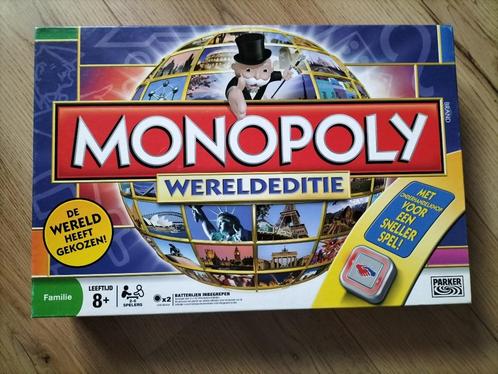 Splinternieuw In Doos De Wereldeditie Van Monopoly, Hobby en Vrije tijd, Gezelschapsspellen | Bordspellen, Nieuw, Ophalen of Verzenden
