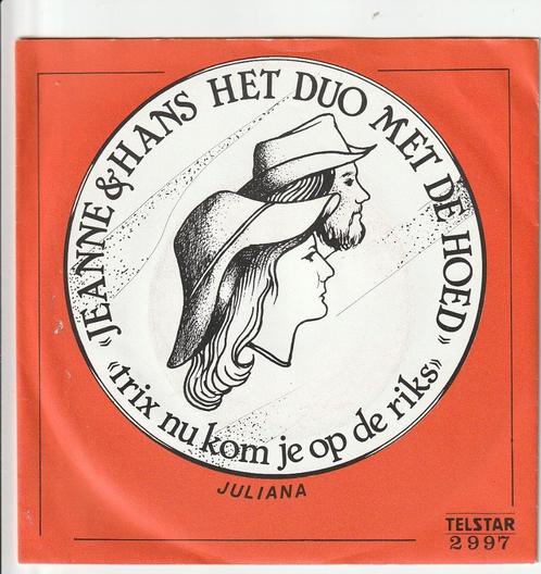 Jeanne & Hans  - Duo met de hoed -  Nr  50, Cd's en Dvd's, Vinyl | Nederlandstalig, Gebruikt, Levenslied of Smartlap, Overige formaten