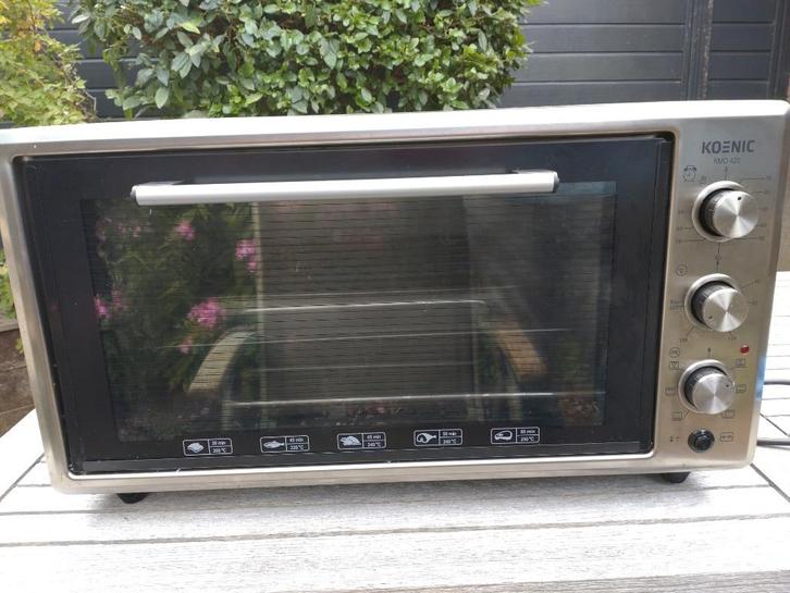 Koenic heteluchtoven, Witgoed en Apparatuur, Ovens, Gebruikt, Vrijstaand, Oven met grill, Minder dan 45 cm, 45 tot 60 cm, Hete lucht
