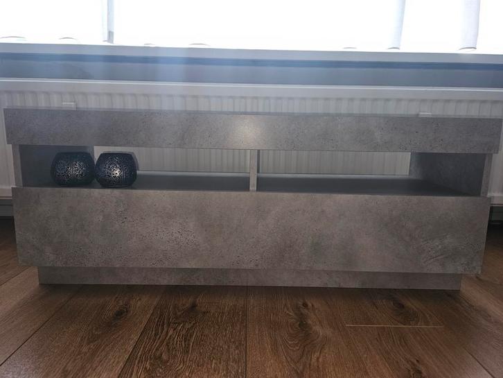 Betonlook Salon- & TV Meubel Set - Zo Goed Als Nieuw!, Huis en Inrichting, Kasten | Televisiemeubels, Ophalen