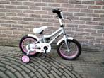 Super leuke meisjesfiets 14 inch, Ophalen, Zo goed als nieuw, Minder dan 16 inch, Zijwieltjes