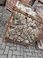 1,3 gitterbox Kasseien of kinderkopjes graniet zandsteen, Tuin en Terras, Tegels en Klinkers, Ophalen, Natuursteen, 10 m² of meer