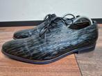 Floris van Bommel herenschoenen maat 44 / 9.5 nieuwstaat, Kleding | Heren, Schoenen, Blauw, Floris van Bommel, Ophalen of Verzenden