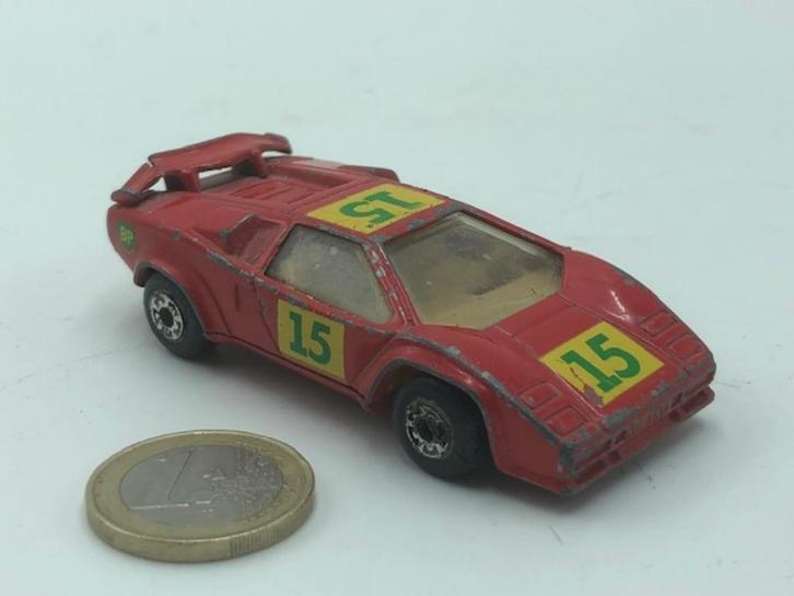 Lamborghini Countach L P 500 S, Matchbox, Hobby en Vrije tijd, Modelauto's | Overige schalen, Gebruikt, Auto, Ophalen of Verzenden
