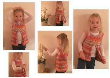 Zelf gebreide Tuniek zonder mouwen maat 104 NIEUW! beschikbaar voor biedingen