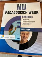Basisboek NU pedagogisch werk leerboek, Ophalen of Verzenden, Zo goed als nieuw, Economie en Marketing
